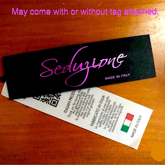 BRAND NEW SEDUZIONE Black & White Bodice Dress Made in Italy - Picture 2 of 3